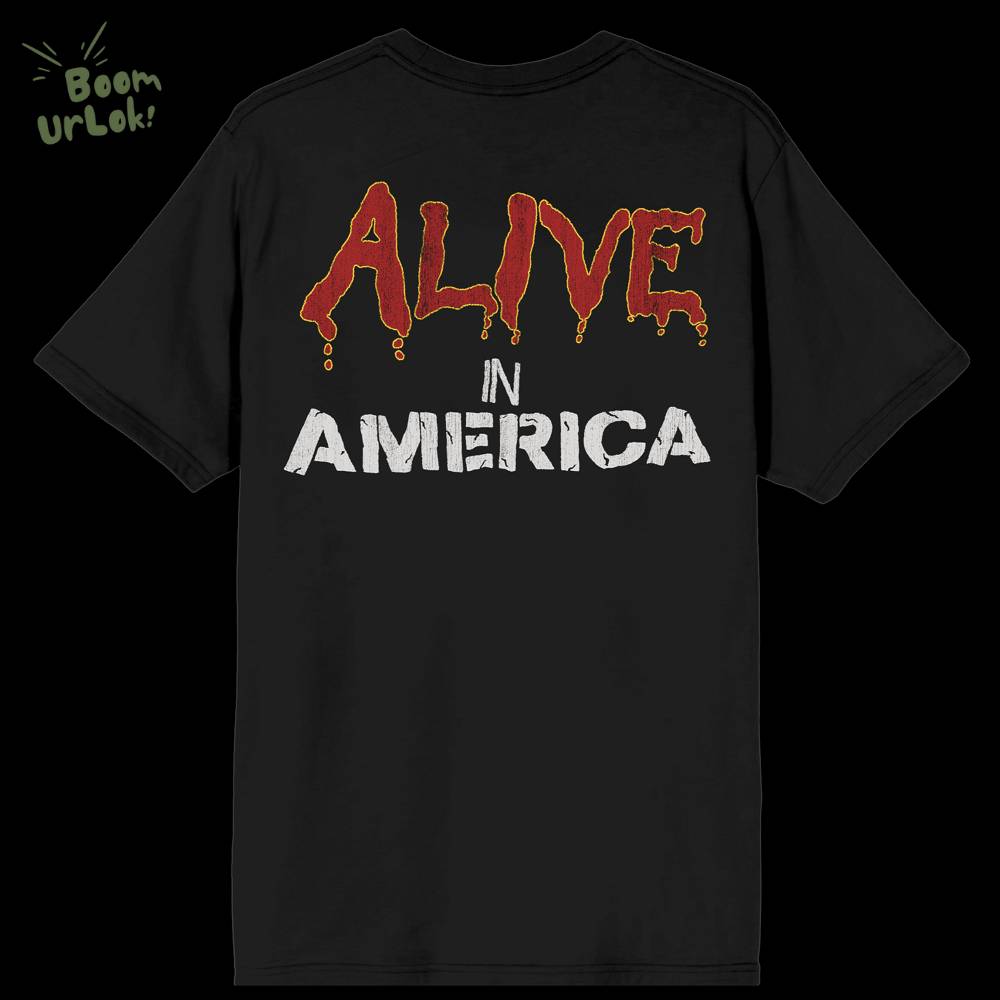 Iron Maiden Purgatory Alive In America Vintage Tee Iron Maiden Purgatory Alive In America Vintage Tee