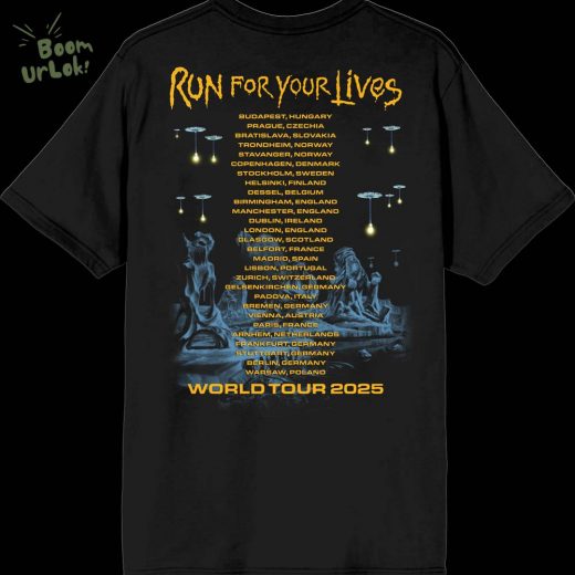 Iron Maiden Retro Clairvoyant 2025 Tour Tee