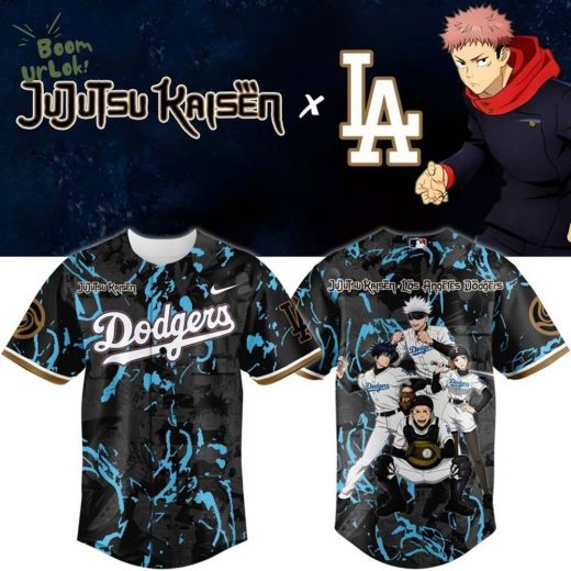 LA Dodgers x 2025 Jujutsu Kaisen Night Special Jersey