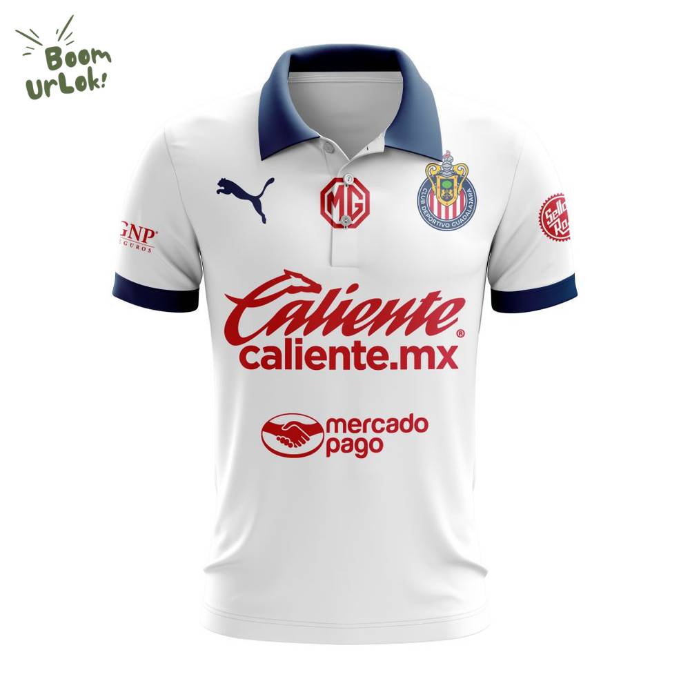 LIGA MX Chivas Guadalajara 2025 Away Polo LIGA MX Chivas Guadalajara 2025 Away Polo