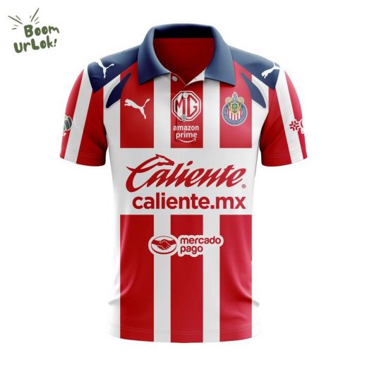 LIGA MX Chivas Guadalajara Personalized 2026 Home Design Polo