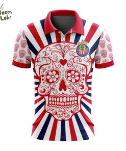 LIGA MX Chivas Guadalajara Special Dia De Muertos Design Polo