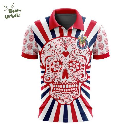 LIGA MX Chivas Guadalajara Special Dia De Muertos Design Polo