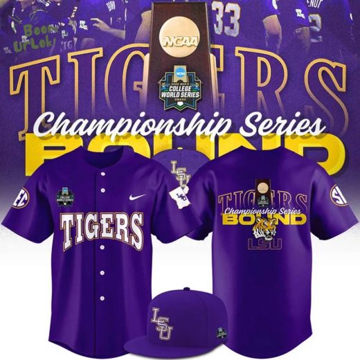 LSU Baseball 2025 Men’s CWS Omaha Jersey