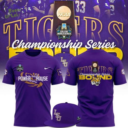 LSU Baseball 2025 Men’s CWS Omaha T-shirt