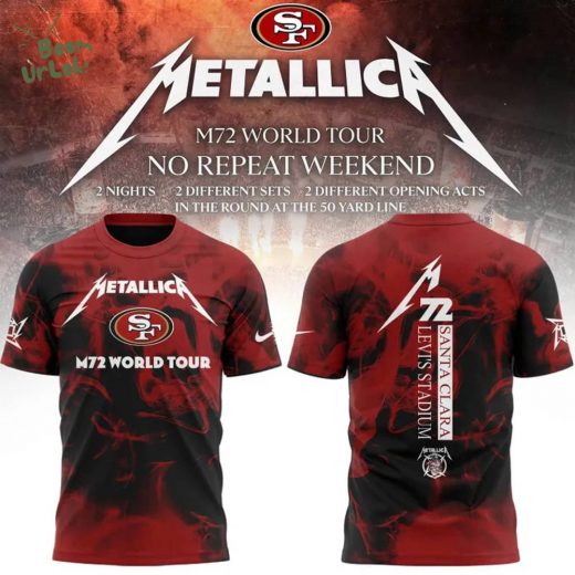 Limited Edition 2025 San Francisco 49ers x M72 World Tour Tee – A Must-Have Collab!