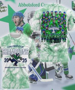 Limited Edition Ab Canucks 2025 Calder Cup Champions Tshirt New Design