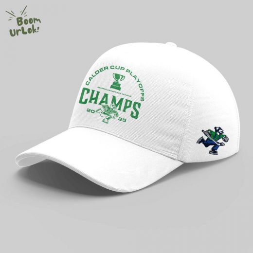Limited Edition Ab Canucks 2025 Calder Cup Champions White Tshirt