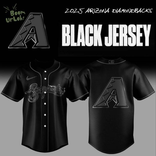 Limited Edition Arizona Diamondbacks Back In Black Jersey