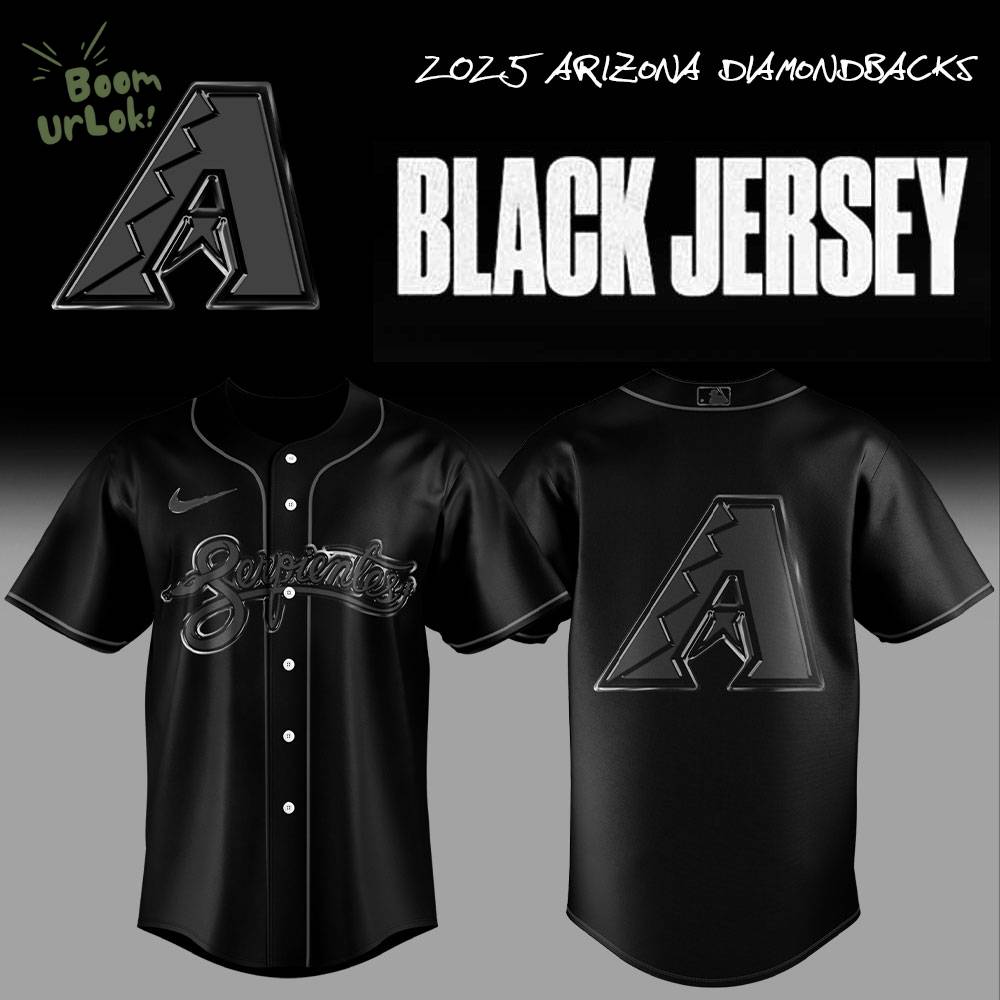 Limited Edition Arizona Diamondbacks Back In Black Jersey Limited Edition Arizona Diamondbacks Back In Black Jersey