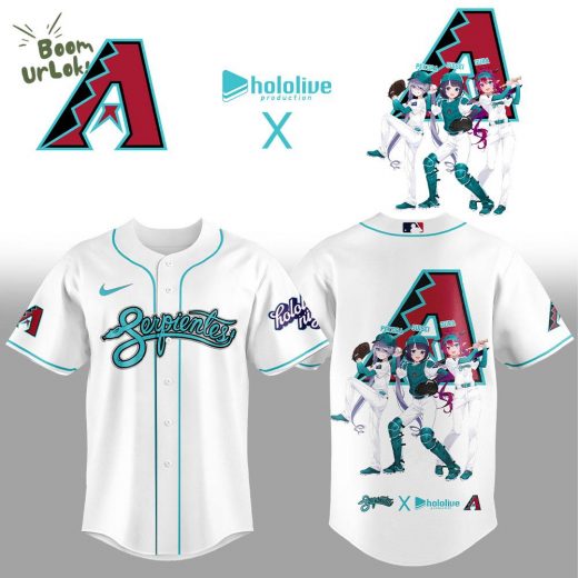 Limited Edition Arizona Diamondbacks Hololive Night Collaboration Jersey