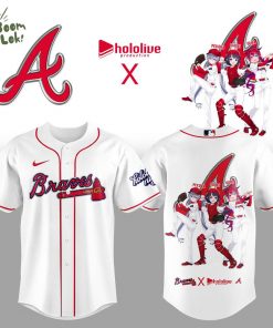 Limited Edition Atlanta Braves Hololive Night Collaboration Jersey