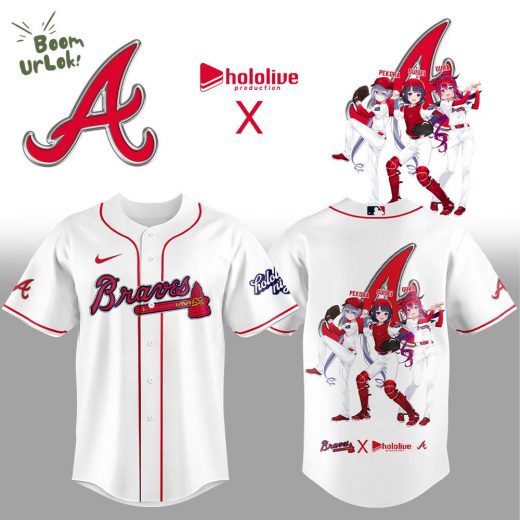 Limited Edition Atlanta Braves Hololive Night Collaboration Jersey