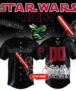 Limited Edition Augusta GreenJackets x Star War 2025 Baseball Jersey