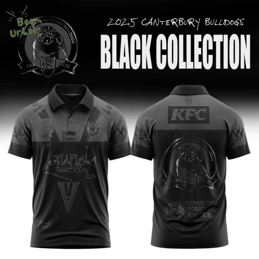 Limited Edition Canterbury Bulldogs Black 2025 Combo Polo