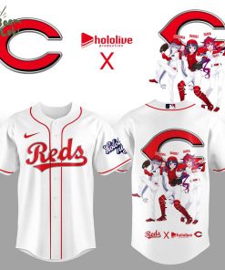 Limited Edition Cincinnati Reds Hololive Night Collaboration Jersey