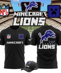 Limited Edition Detroit Lions x Minecraft 2025 Tshirt