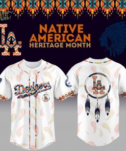 Limited Edition Dodgers x Native American Heritage Night 2025 Jersey-3D Baseball Jersey