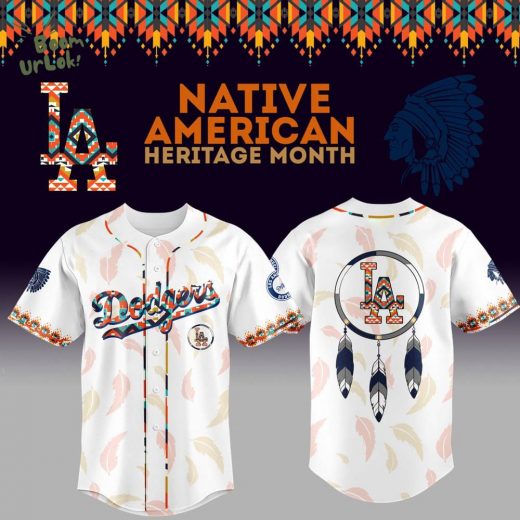 Limited Edition Dodgers x Native American Heritage Night 2025 Jersey-3D Baseball Jersey