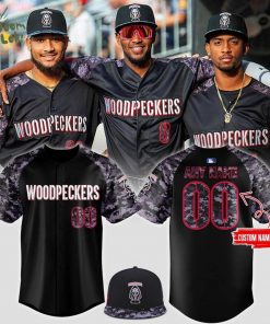 Limited Edition Fayetteville Woodpeckers Black Ops is Black Jersey 2025