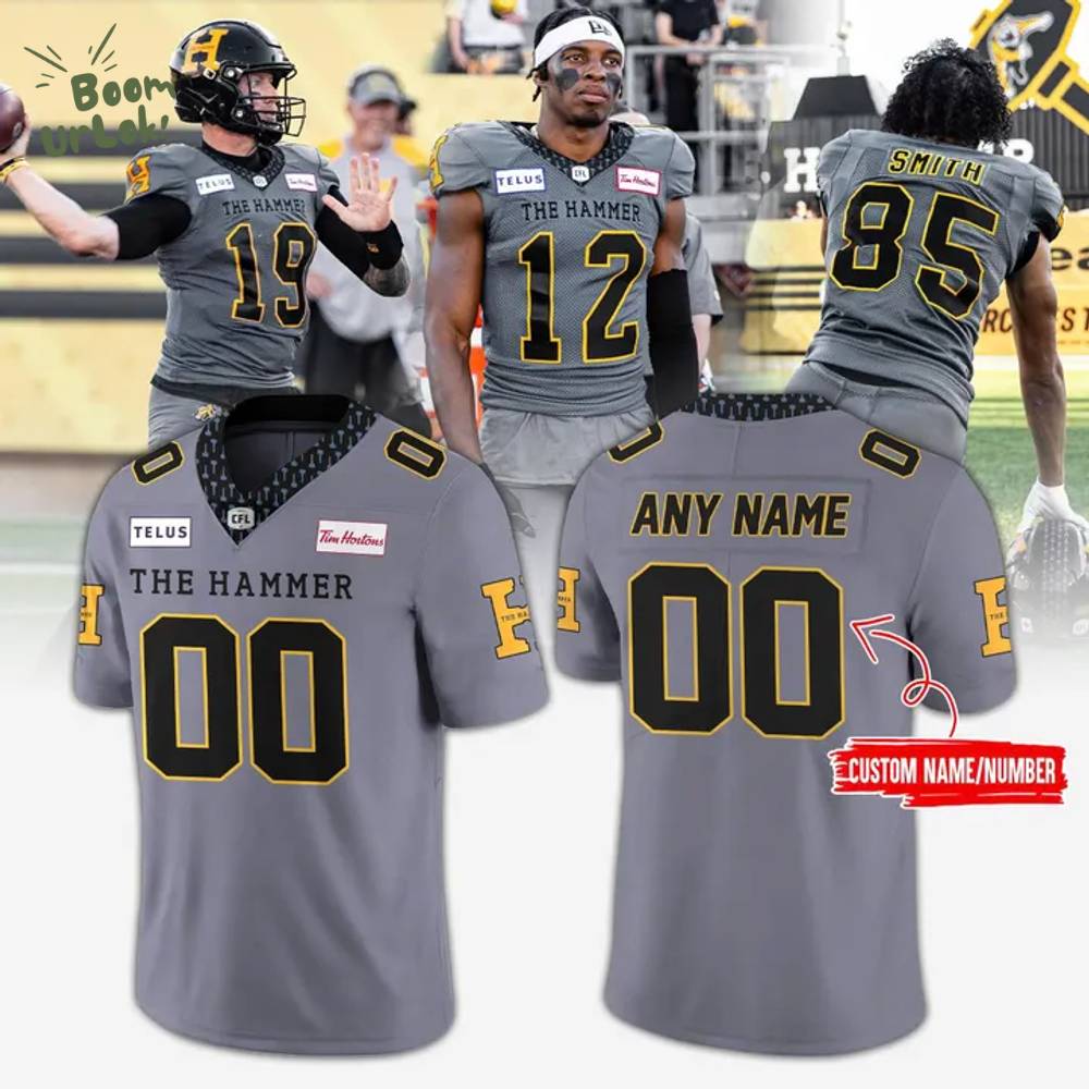 Limited Edition Hamilton Tiger-Cats Football Jersey Limited Edition Hamilton Tiger-Cats Football Jersey