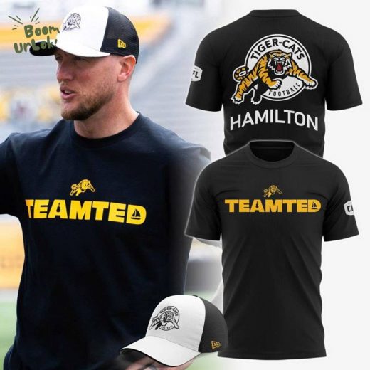 Limited Edition Hamilton Tiger-Cats x Team Ted Tshirt
