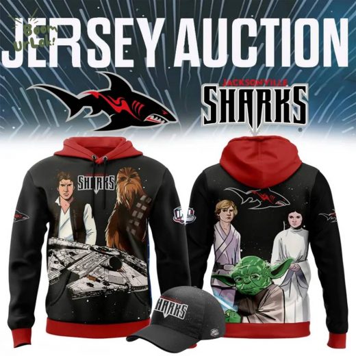 Limited Edition Jacksonville Sharks X Star Wars Night Hoodie 2025