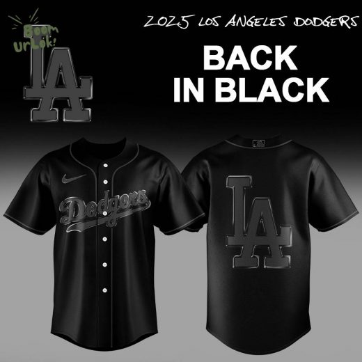 Limited Edition Los Angeles Dodgers Back In Black Combo Jersey