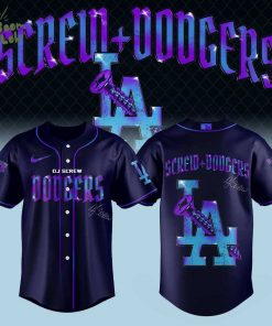 Limited Edition Los Angeles Dodgers Honor All-Time DJ DJ Screw Signature Jersey