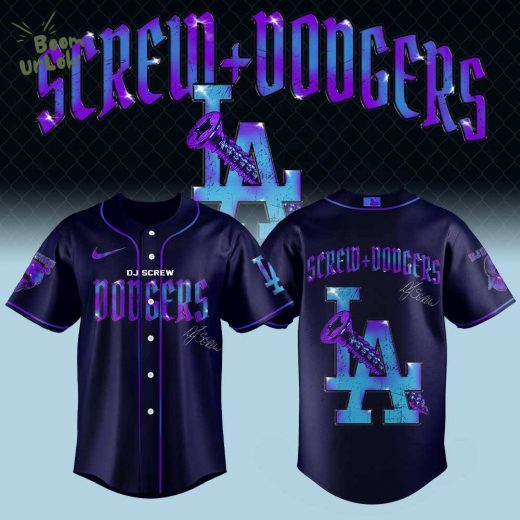 Limited Edition Los Angeles Dodgers Honor All-Time DJ DJ Screw Signature Jersey