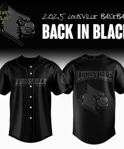 Limited Edition Louisville Baseball Back In Black Jersey