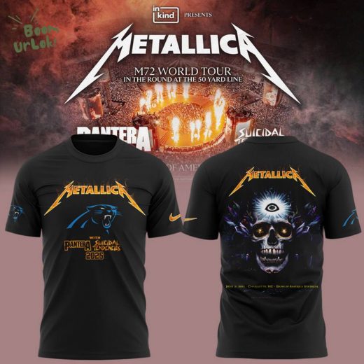 Limited Edition M72 World Tour x Carolina Panthers Tshirt 2025