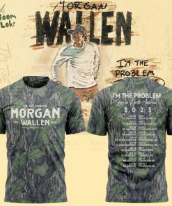 Limited Edition Morgan Wallen x Houston Texans Tour 2025 Camo Tshirt