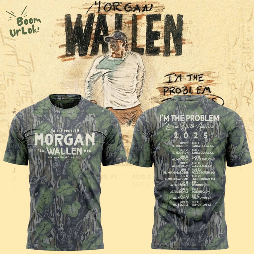 Limited Edition Morgan Wallen x Houston Texans Tour 2025 Camo Tshirt Limited Edition Morgan Wallen x Houston Texans Tour 2025 Camo Tshirt