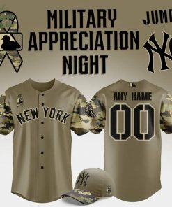 Limited Edition New York Yankees Military Appreciation Night 2025 Baseball Jersey