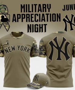 Limited Edition New York Yankees Military Appreciation Night 2025 T-shirt