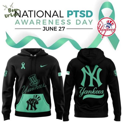 Limited Edition New York Yankees x 2025 PTSD Awareness Day Pullover Hoodie