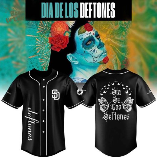 Limited Edition Padres Dia de los DEFTONES Jersey