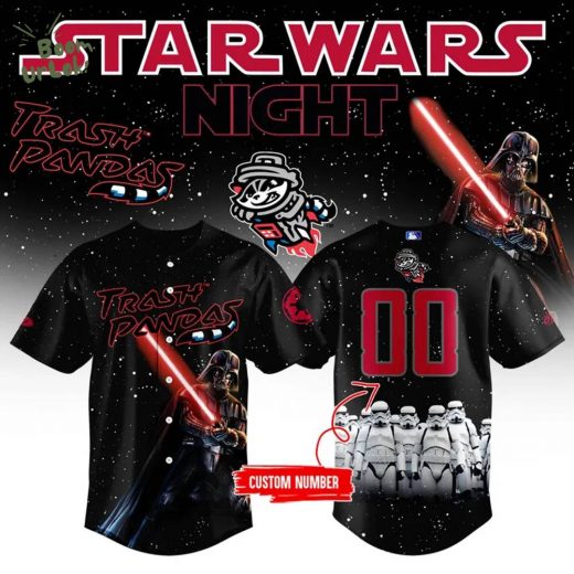 Limited Edition Rocket City Trash Pandas x Star War 2025 Baseball Jersey