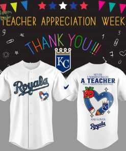 Limited Edition Royals Baseball Teacher Appreciation Game Jersey