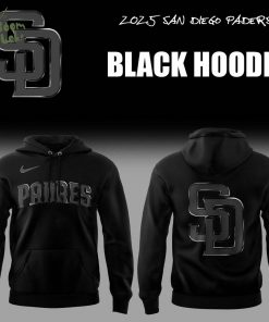 Limited Edition San Diego Padres Back In Black Hoodie