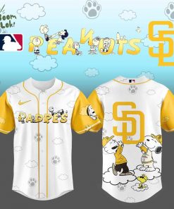 Limited Edition San Diego Padres x Snoopy and Peanuts Jersey