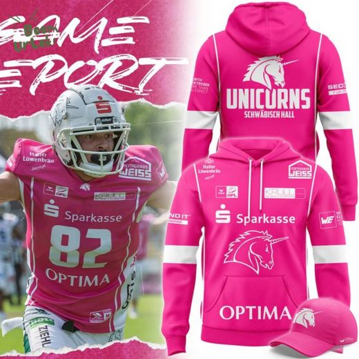 Limited Edition Schwäbisch Hall Unicorns Pink Bowl Hoodie 2025