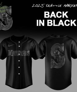 Limited Edition Seattle Mariners Back In Black Combo Jersey