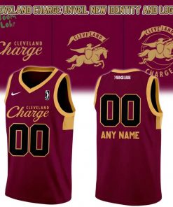 Limited Editions Cleveland Charge New Logo 2025 Jersey