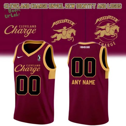 Limited Editions Cleveland Charge New Logo 2025 Jersey