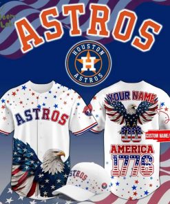Limited Editions Houston Astros 4th of July USA Baseball Jersey