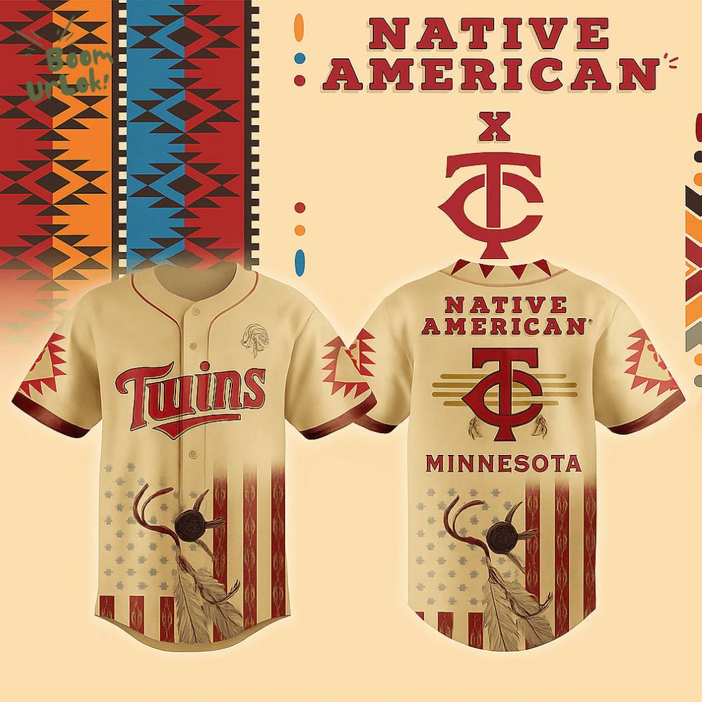 Limited Editions- Minnesota Twins x Native American 2025 Jersey-3D Baseball Jersey Limited Editions- Minnesota Twins x Native American 2025 Jersey-3D Baseball Jersey
