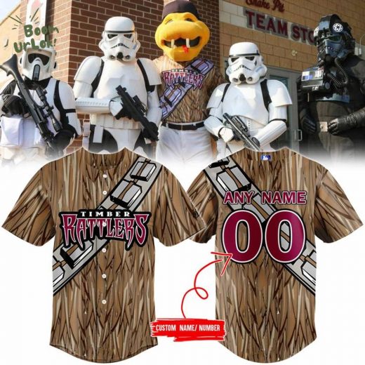 Limited editions Wisconsin Timber Rattlers x Star Wars Jersey 2025