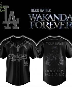 Los Angeles Dodgers Black Panther 2025 Baseball Jersey-3D Baseball Jersey